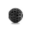 Copper Micro-set Diamond Ball Jewelry Accessories 10mm Round Spacer Beads for DIY Beading