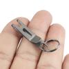 Hanging Buckle Alloy Keychain Mountaineering Buckle Outdoor Tool Buckle Hook Keychain Hanging Pocket Small Clip Belt Clip Tool