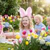 Plush Easter Headpiece Non-slip Bunny Head Wear Creative Rabbit Ear Hair Hoop  Costume Party