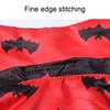 1 Set Gothic Devil Pet Clothes, Adjustable Devil Horn Headband Bat Print Cloak, Halloween Dog Devil Costume Set for Cats Dogs Party Outfit Cosplay