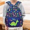 Large Capacity Backpack Cartoon Dinosaur Forklift Simple Schoolbag Girls Boys