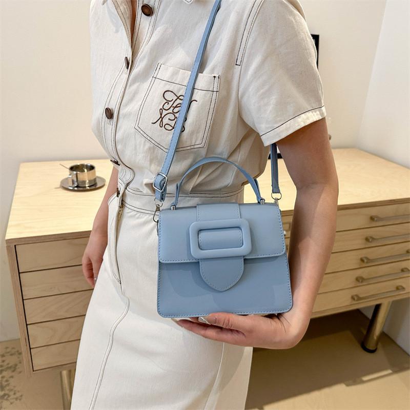 Trendy Simple Versatile Handbag Small Square Bag For Women 2024 Summer Fashion Shoulder Crossbody Bag
