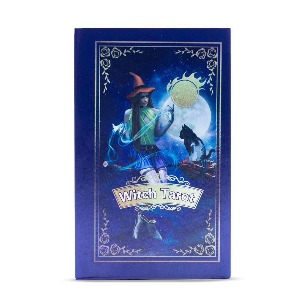 Purple Foil Tarot Card Set – Witch Tarot – with booklet