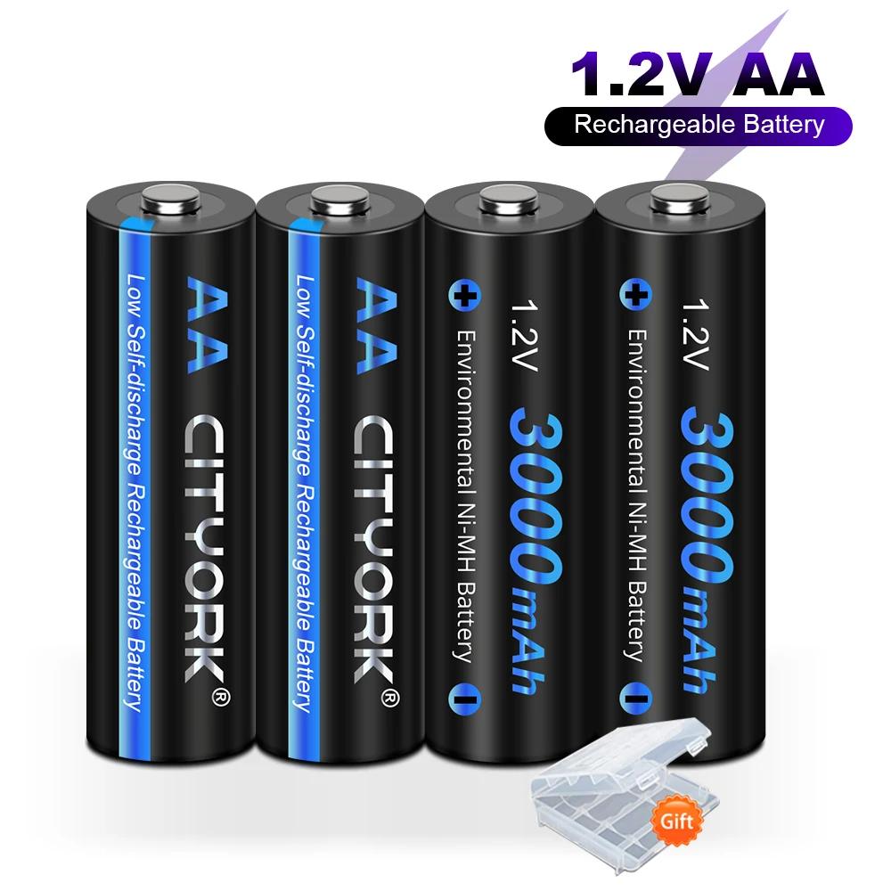 

1.2V NI MH AA 2a аккумуляторные батареи 3000mAh aa ni-mh батарея+8 solt LCD зарядное устройство для 1.2V NIMH 2a 3a батареи aa aaa батарея 4 batteries