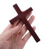 1PC Creative Christian Wooden Cross 12cm Hanging Wall Large Long Crucifix Two Color for Home Decoration