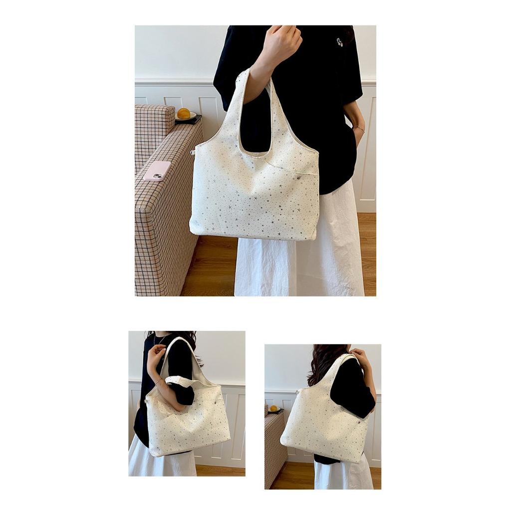 Tote Bag Women PU Single Shoulder Star Print Daily