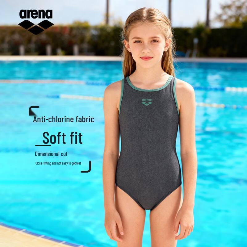 Arena Girls' One-Piece Sleeveless Swimsuit