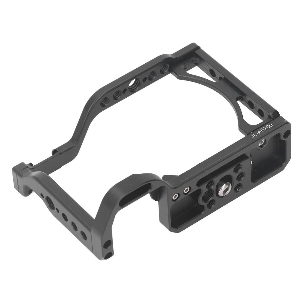 Kamerakäfig für A6700 Vertikaler Aufnahmegriff mit Cold-Shoe-Halterung 1/4 Zoll 3/8 Zoll Gewinde für Arri Fixierbohrung für Arca