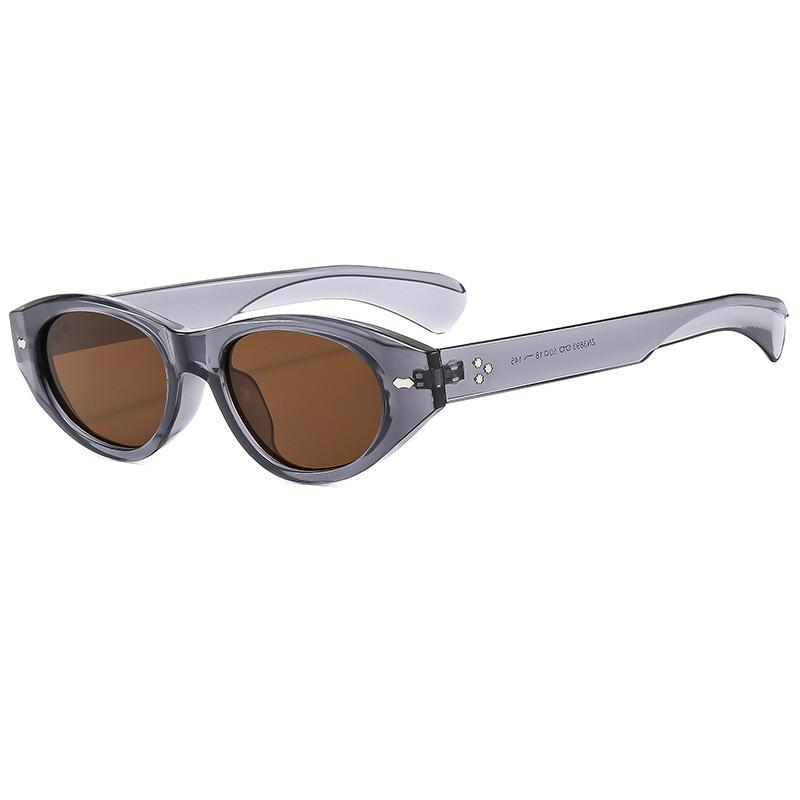 

Retro Cat Eye Small Face Sunglasses For Women With Uv400 Protection And Geometric Frame Gray