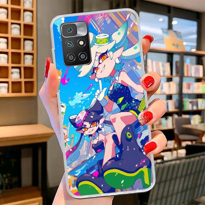 

Game S-Splatoons Phone Case For Xiaomi Poco F7 Ultra X7 X6 X5 Pro M7 Redmi 15C 15 13C 13 12C 12 10C 10 9A 9C 9T 9 Shell Poco F7 Xiaomi Poco F7 Ultra