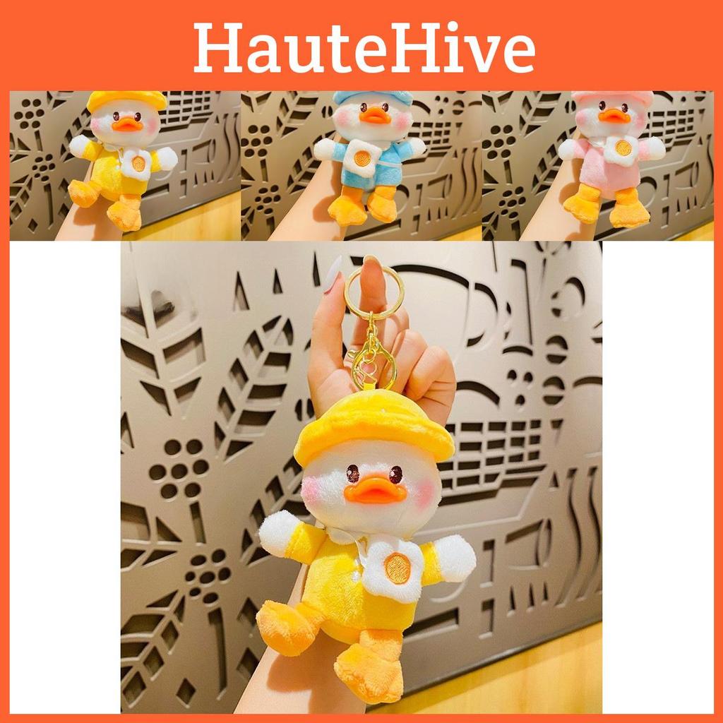 Adorable Plush Duck Keychain Cute Backpack Accessory Perfect Gift For Kids And Adults