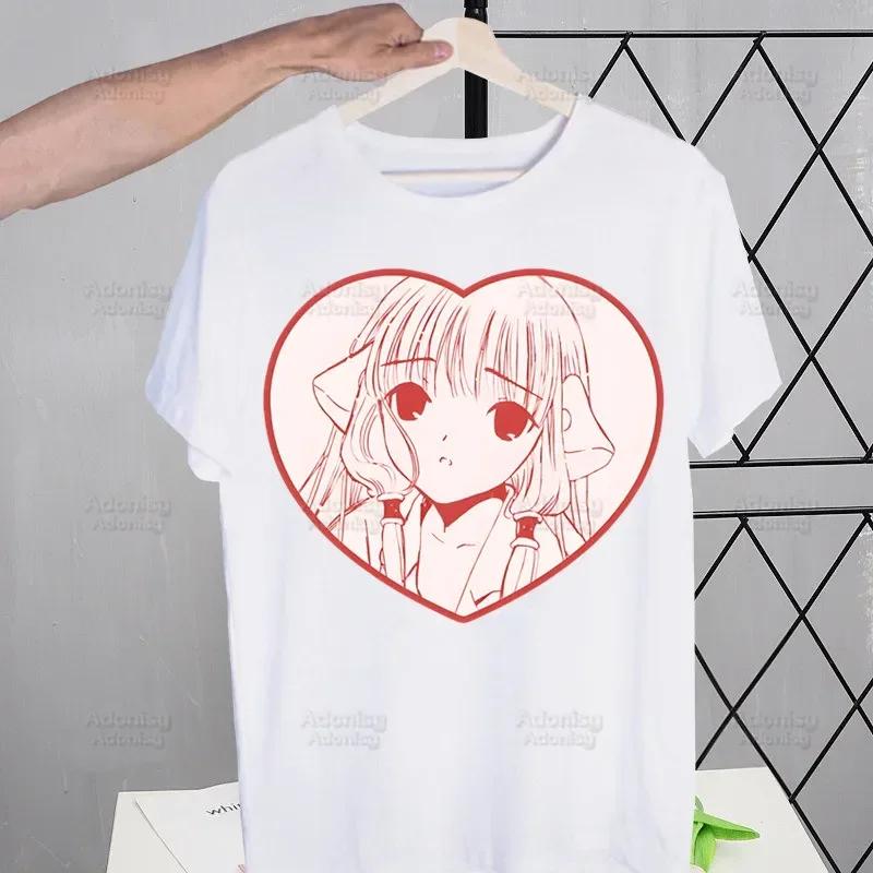Chobits Chi Men's Tshirt Cute Printing Shirt Mens Fashion T-Shirt For Men Casual Tops Short Sleeve