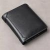 1pc Men's Leather Wallet, Minimalist Vertical Short Business 3 Fold  Credit Card Holder