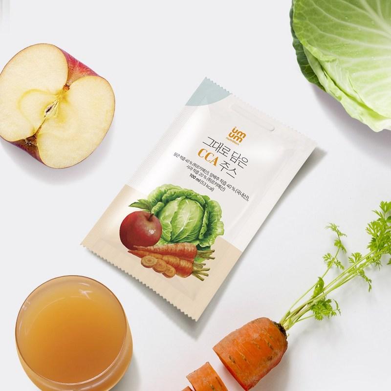 Woom Woom CCA Juice Cleanse, Squeezed Without a Drop of Water, 100ml, 40 Pieces