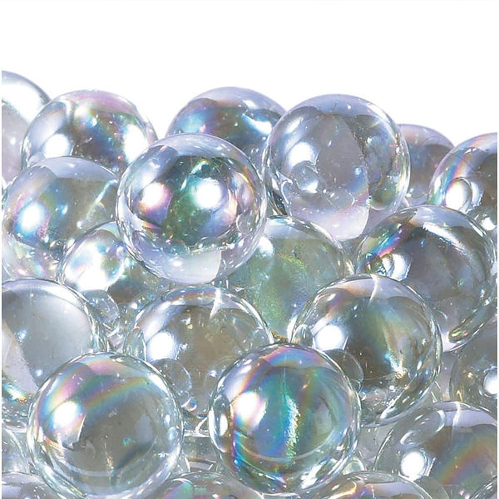 Takada Toys Camel Toys Marbles Glass Made In Japan Set of 100 Marbles Clear Marble B Marbles Clear 17mm 1 Bag B Marbles Glass Marble "Aurora (Glossy