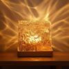 Ocean Wave Projector Table Light with Remote 16 Colors Changing Water Ripple Projection Night Lamp Kids Room Bedroom Bathroom Decorative Ambient Light
