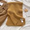 Autumn and Winter New Mars Green/knitted Long Scarf Solid Color Wool Warm Scarf