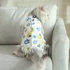 Cat Weaning Suit Cartoon Pattern Anti-licking Skin-friendly Pet Cats Surgical Recovery Suit Pet Supplies