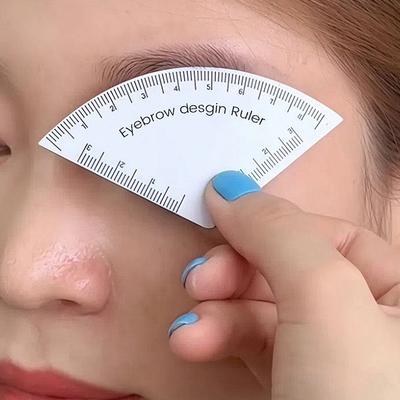 Righello per Design Sopracciglia Disegno Rapido Strumento di Mappatura Microblading Modellatura Trucco Permanente Guida al Disegno Righello Forniture per Tatuaggi Riutilizza
