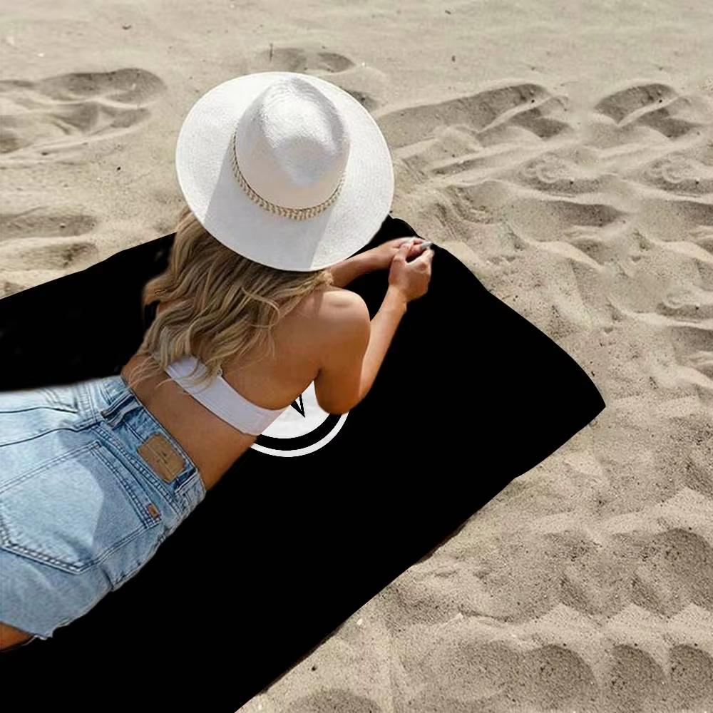Volcoms Anime Logo Beach Swimming Towel Soft Absorbent Towel Gifts for Kids Travel Camping Gym