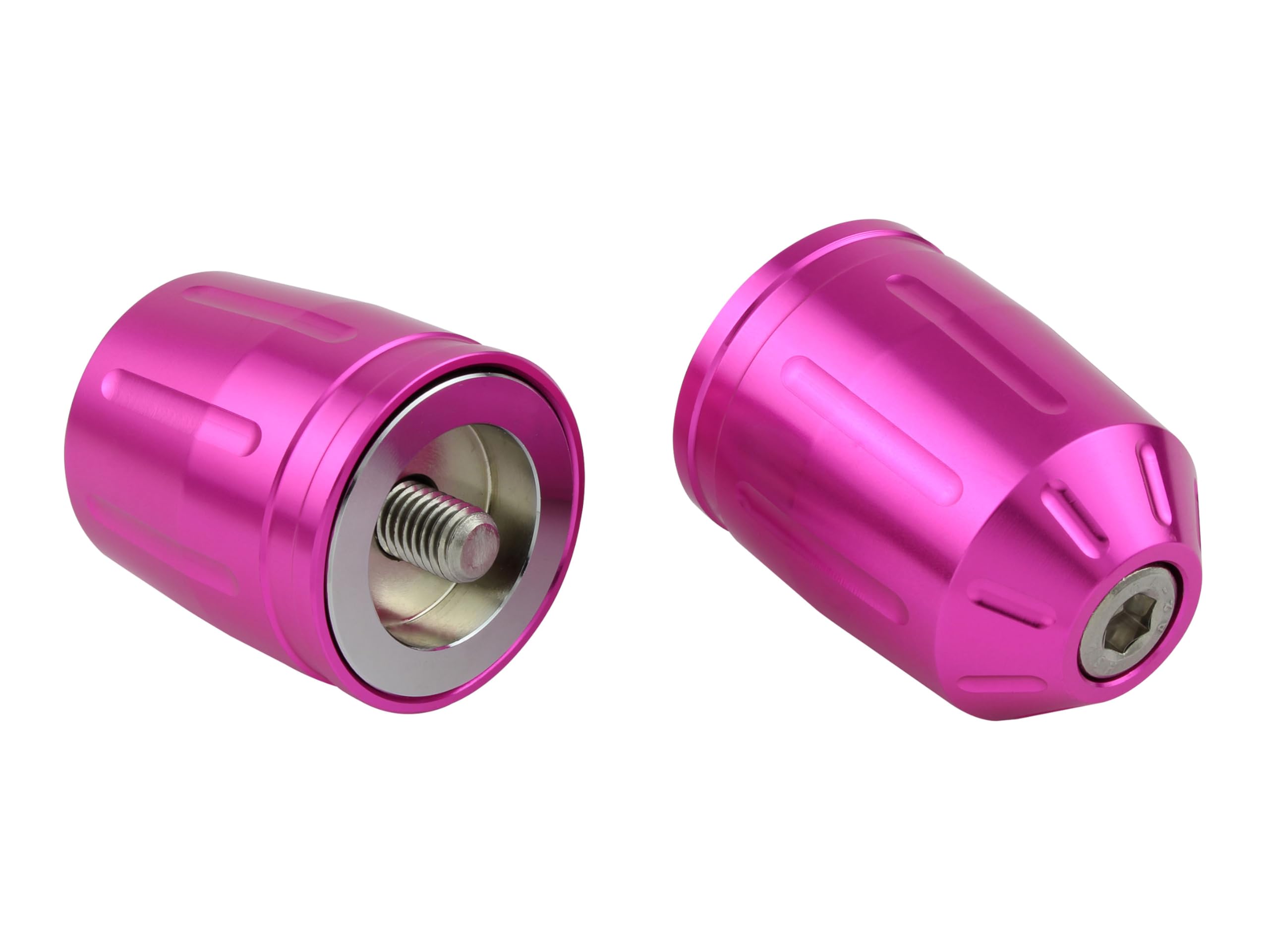 

POSH FAITH Ultra Heavy Type 2 Handlebar Ends in for Kawasaki Genuine M8 for (Made Japan) Handlebars, Type, Pink, NINJA250, Z900RS, ZRX1200DAEG, etc.