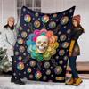 Birds Flowers Flannel Fleece Blanket Cozy Warm Throw Blanket For Couch Bed Travel All Season Use