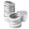 12 Pack Regular Mouth Replacement for Mason Jar Lids and Bands Split Type Canning Jars Lids and Rings Bottle Storage Tin Caps  70mm