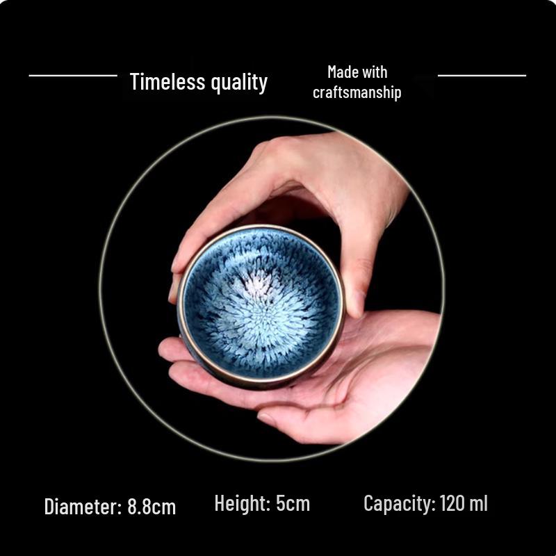 Golden Jade Oil Drop Jianzhan Tea Bowl