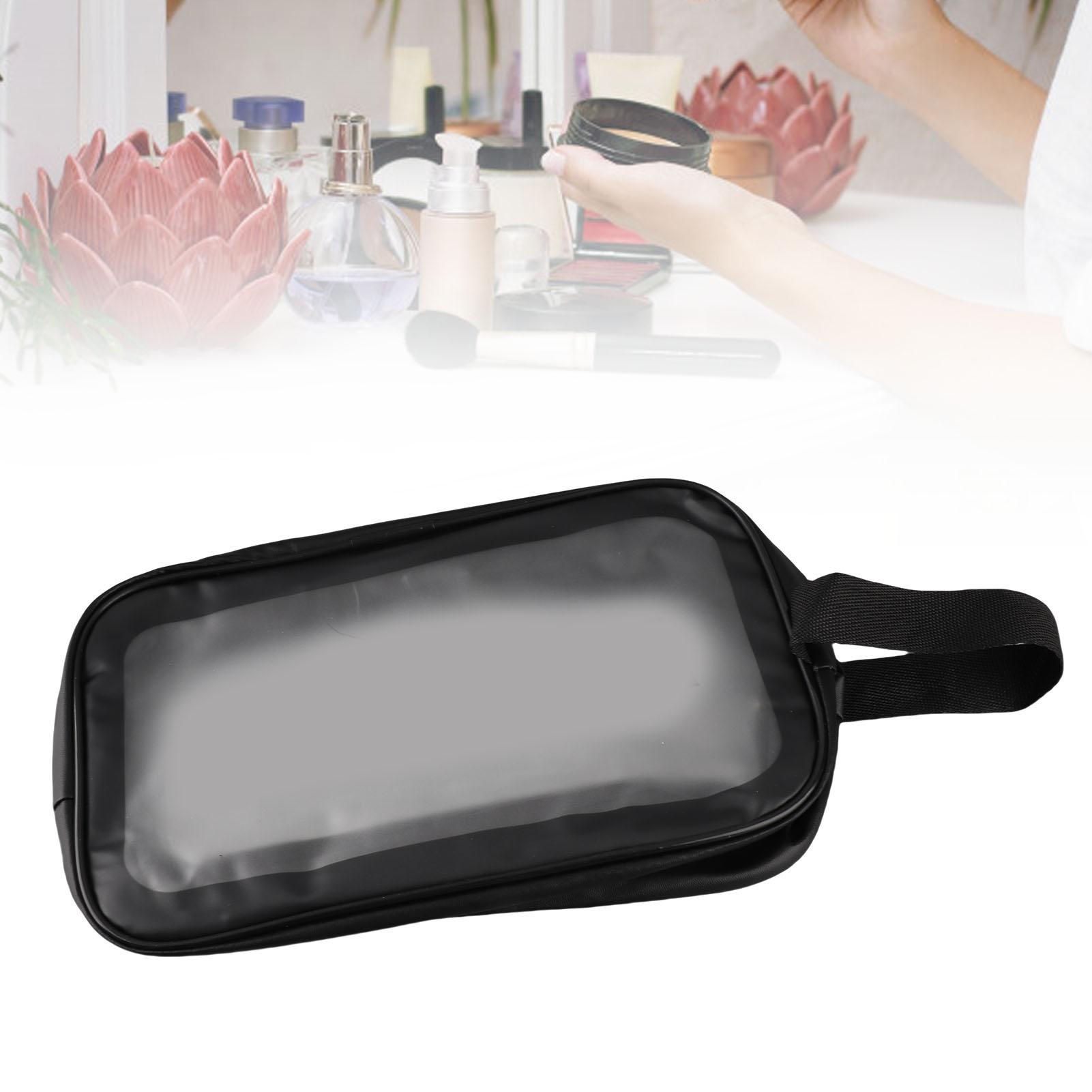 

Transparent Makeup Bag Large Capacity Waterproof Travel Cosmetic Bag with Handle for Women
