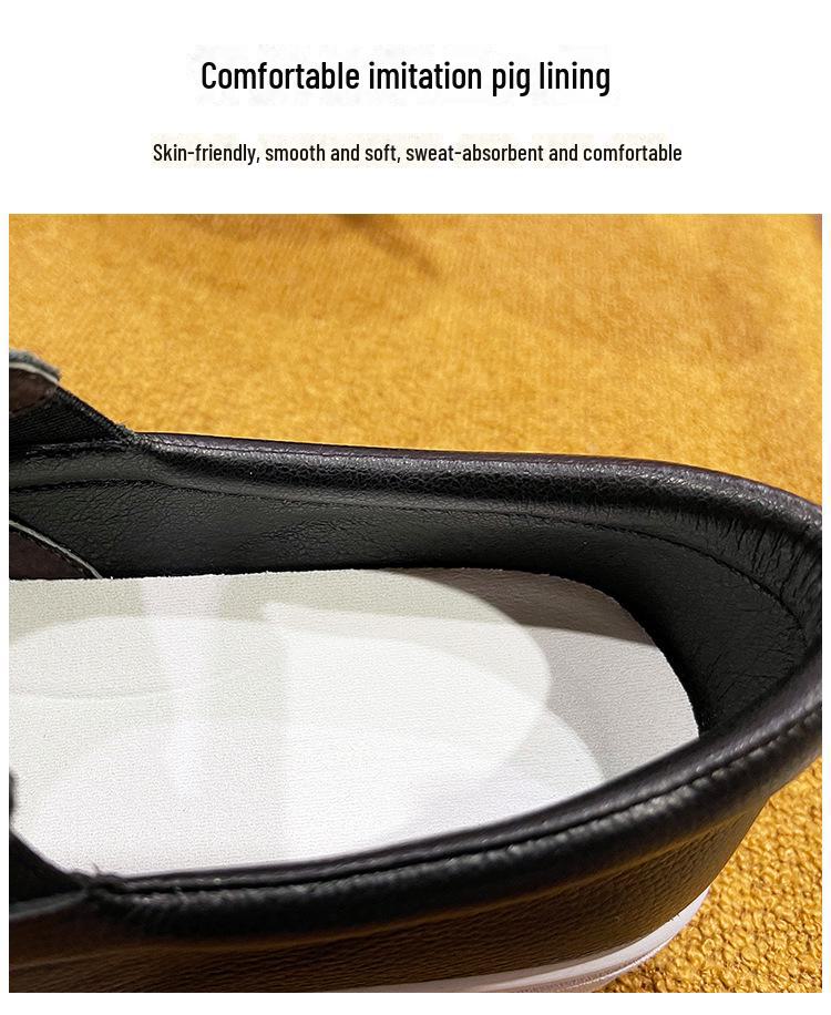 Dámské podzimní mokasíny z hovězí kůže s měkkou podrážkou - Lehké, prodyšné, ležérní, boty odolné proti opotřebení