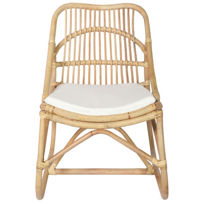 VidaXL Chaise en rotin Lin 325481
