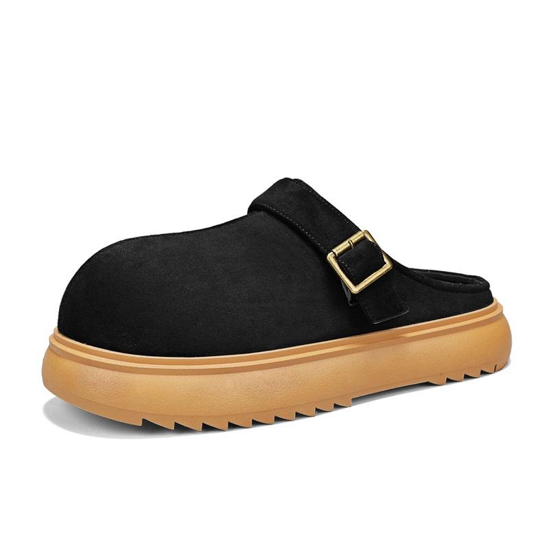 Fashion Stylish Men's Summer Muller Shoes Anti-Slip Male Half Drag Leisure Walk Lazy Shoes Versatile Simple Men Slippers Comfy Loafers