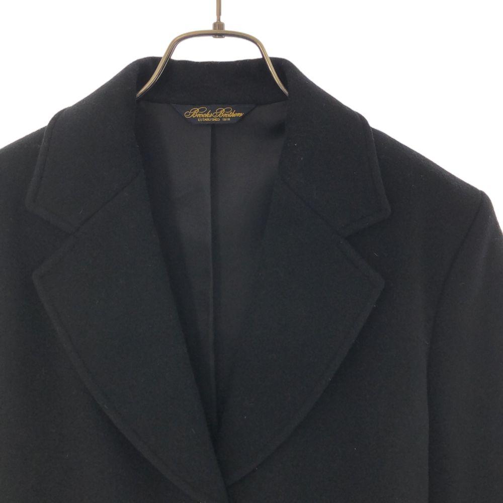 Brooks Brothers Wool Blend Chester Coat 7 Black Women Used