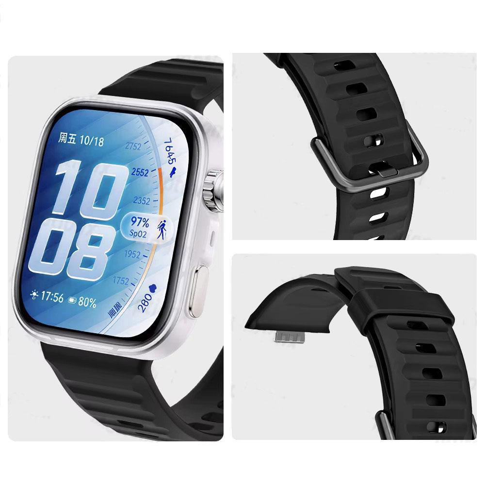 Silicone Strap For Huawei Watch Fit 5 Pro Original Watch Bracelet Correa Replacement Sport Watchband For Huawei Watch Fit 5 Band