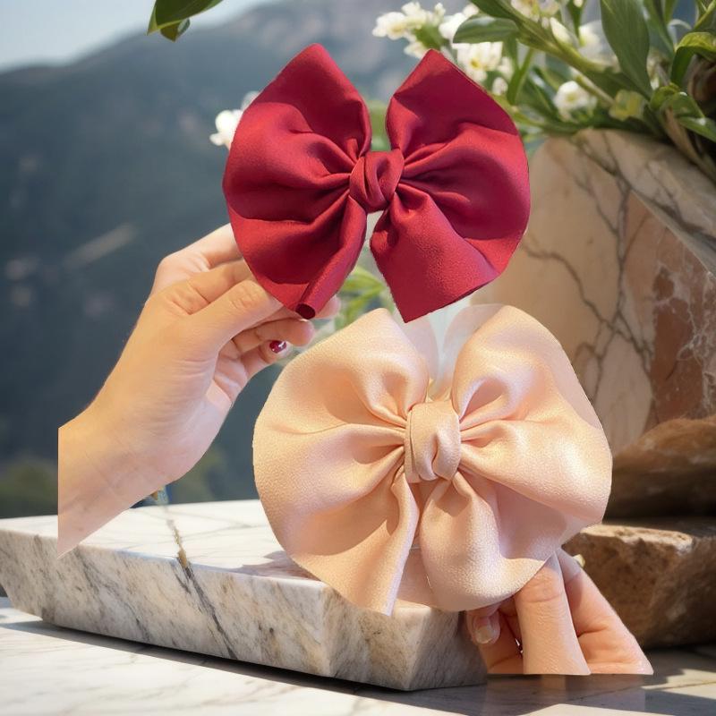 

Girls Big Bow Hair Clip & Accessories - Fashionable Hairpin & DIY Shoe/Hat Decor