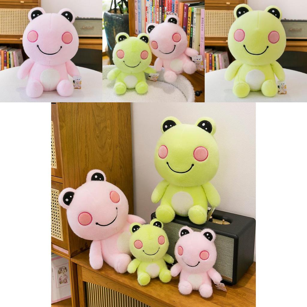 Plush Frog Couple Pillow Toy With Soft Short Plush For Home Decor And Gifts