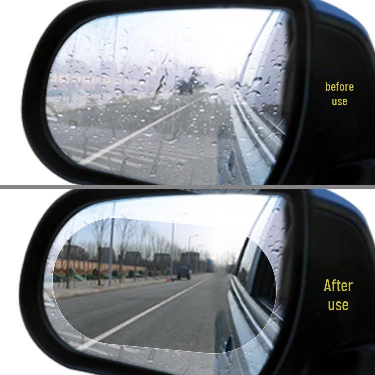 Durable Waterproof Nano Film for Rearview Mirror and Side Window - Scratch-Resistant & Anti-Fog