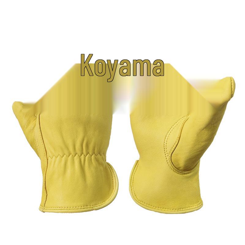 Grade BC Cowhide Motorcycle and Riding Gloves - Outdoor Sports, Electric Vehicle, Work Protection