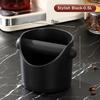 Shock-Absorbent Coffee Knock Box Anti-Slip Espresso Dump Bin For Coffee Grounds With Removable Knock Bar Coffee Grind Waste Bin