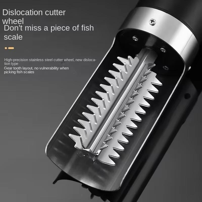Portable Electric Fish Scraper Usb Charging Waterproof Fish Scale Planer Fish Cleaner Scraper Scale Knife Seafood Kitchen Tools