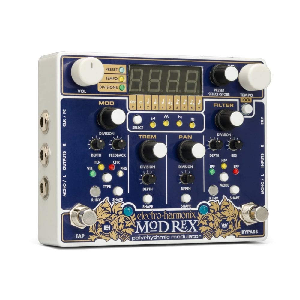 

Electro Harmonix Effector Mod Rex Polyrhythmic Modulator [Item]