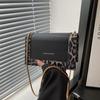 Fashion Small Square Bag Autumn Simple Fashion Handbag Messenger Bag Leopard Print Chain Shoulder Bag