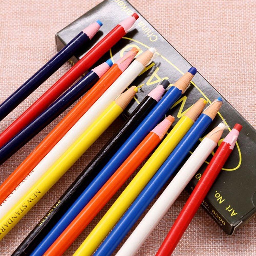 12PCS Fabric Erasable Sewing Accessories Dressmaker Supplies Tailor Chalk Marker Pen Garment Pencil