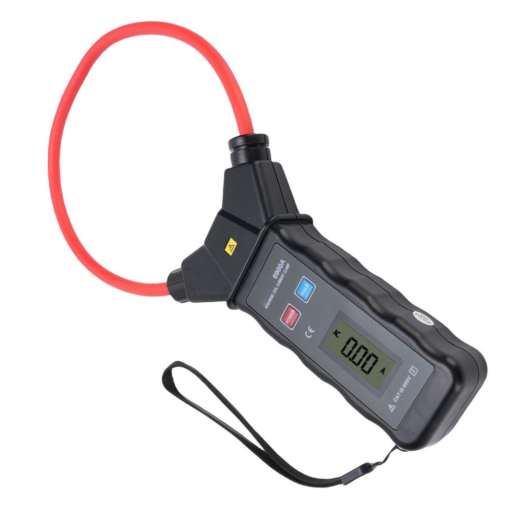AC Current Flexible Clamp Meter 0 5000A 0 6000V Backlit LCD Display Flexible Coil Large Current Clamp Meter