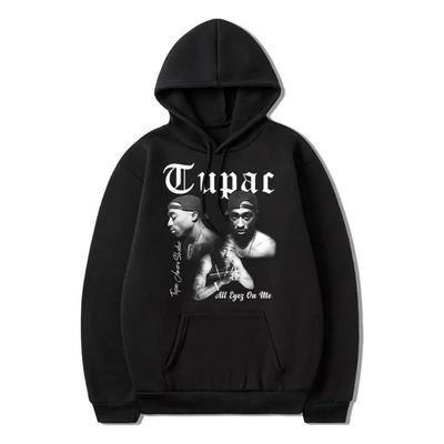 Rapper Tupac 2pac Mikina s kapucňou Pánska Dámska Oblečenie Mikina Pánska Dámska Módna Potlač Písmen Grafické Mikiny Voľný Ležérny