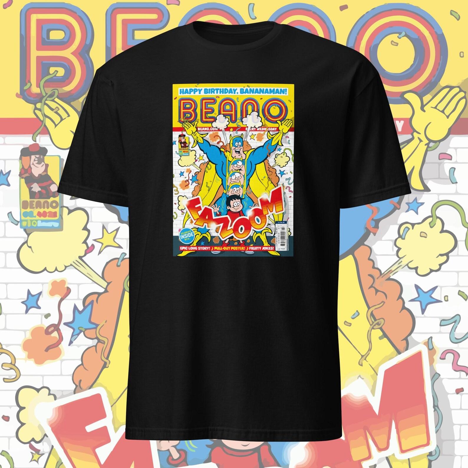 Bananaman T shirt Vintage Cartoon Clothing Retro Comics Streetwear XL