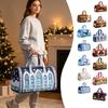 Large Quilted Print Travel Duffel Bag for Women, Multipurpose Gym Sports Overnight