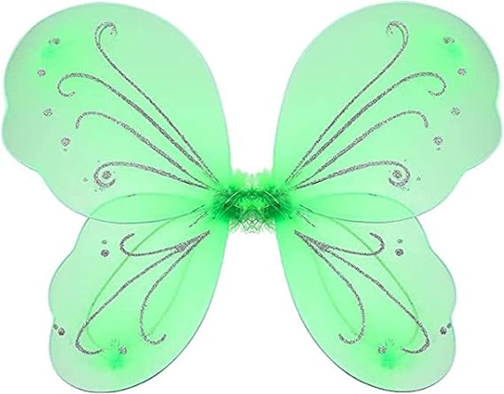 1pcs Fairy Butterfly Wings for Girls Sparkly Princess Angel Wings Fairy Butterfly Dress up Glitter Decor Cosplay Birthday Party