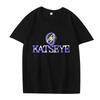 Fashion Katseye Print Casual T Shirt Gothic Y2k Tshirt Men Korean Style Graphic Tee Tops Crew Neck Short Sleeve Tshirt Clothes