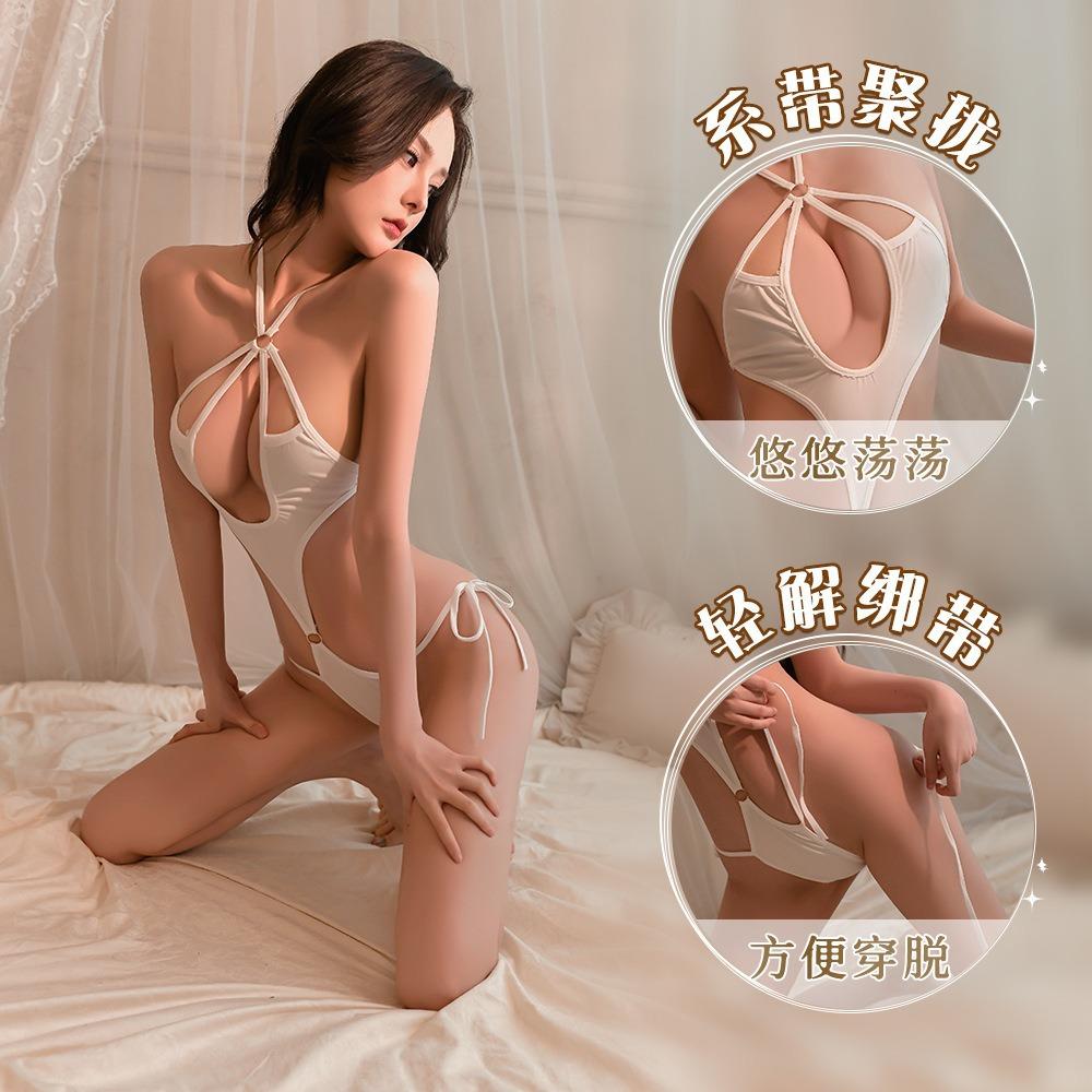 Sexy underwear studio Internet celebrity photo onesie women halter passion two-dimensional bikini girl